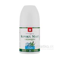 SwissMedicus Konská Masť s Konopou chladivá roll-on 90ml