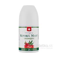 SwissMedicus Konská Masť s Konopou hrejivá roll-on 90ml