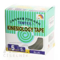 TEMTEX KINESOLOGY TAPE tejpovacia páska, 5 cm x 5 m, modrá 1x1 ks