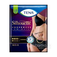 TENA Silhouette Plus Low Waist Black M dámske inkontinenčné nohavičky 12ks