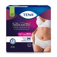 TENA Silhouette Plus Low Waist White M dámske inkontinenčné nohavičky 12ks