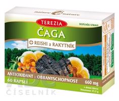 TEREZIA ČAGA + REISHI a RAKYTNÍK cps 1x60 ks