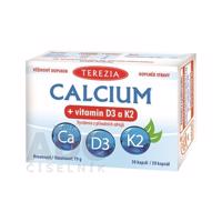 TEREZIA CALCIUM + vitamín D3 a K2