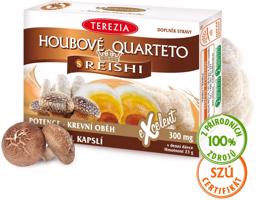 Terezia Company Hubové quarteto s Reishi 60 kapsúl