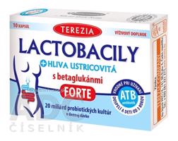 TEREZIA LACTOBACILY + HLIVA USTRICOVITÁ s betaglukánmi FORTE, cps 1x10 ks