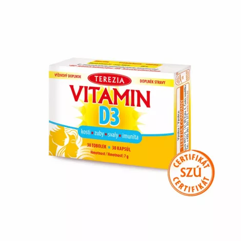 TEREZIA Vitamín D3 1000 IU cps 30