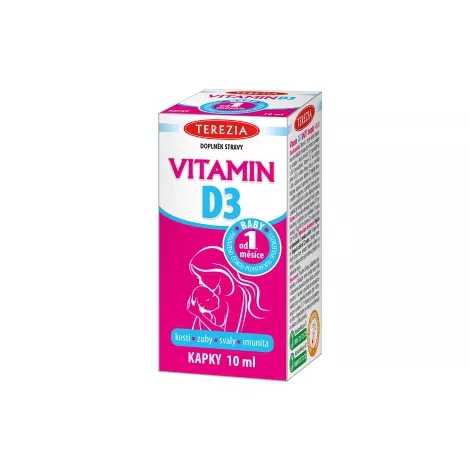 Terezia Vitamín D3 Baby kvapky 10 ml