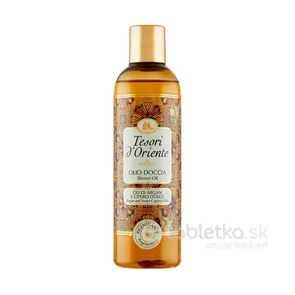 Tesori d´Oriente sprchový olej ARGAN E CIPERO 250ml