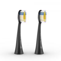 TRUELIFE Sonicbrush k-series heads sensitive black náhradné hlavice pre sonickú zubnú kefku 2 ks