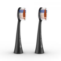 TRUELIFE Sonicbrush k-series heads whiten black náhradné hlavice pre sonickú zubnú kefku 2 ks