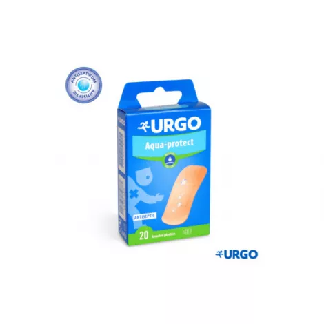 Urgo Aqua-protect umývateľná náplasť 3 veľkosti 20 ks