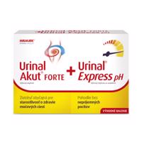 URINAL Akut forte + URINAL Express pH promo 2022 10 tabliet + 6 vrecúšok 1 set