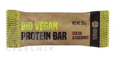 VanaVita BIO VEGAN PROTEIN BAR cocoa & coconut, tyčinka 1x50 g