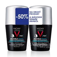 VICHY Homme Invisible Resist 72H detranspirant proti zápachu, roll-on 2x50ml