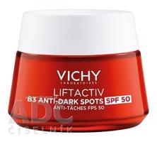 VICHY LIFTACTIV B3 ANTI-DARK SPOTS SPF 50 krém proti pigmentovým škvrnám a vráskam s ochranným faktorom, 1x50 ml