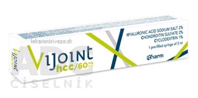 VIJOINT HCC 60 mg/3 ml roztok hyaluronátu sodného, chondroitín sulfátu a cyklodextrínu v predplnenej striekačke, 1x3 ml