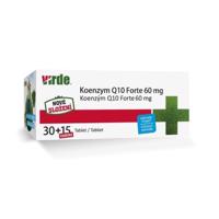 VIRDE Koenzým Q10 forte 60 mg 30 + 15 tabliet ZADARMO