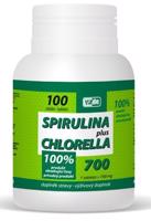 Virde Spirulina + chlorella 100 tabliet