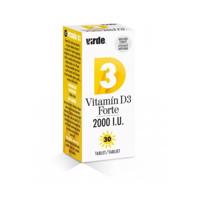 VIRDE Vitamín D3 forte 2000 I.U. 30 tabliet