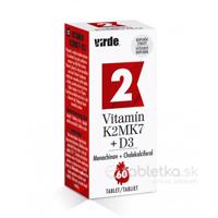 Virde Vitamín K2 MK7 + D3 60 tabliet