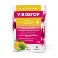 VIROSTOP pastilky na cmúľanie s citrusovou príchuťou 50ks