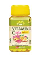 Vitamín C 100 mg MIX, pomaranč a malina - 120 zvyk. tbl Výživový doplnok