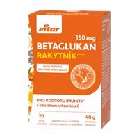 VITAR Betaglukán 150 mg príchuť rakytník 20 vrecúšok