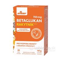 Vitar BETAGLUKÁN 150mg prášok vo vrecúškach, príchuť rakytník 20ks