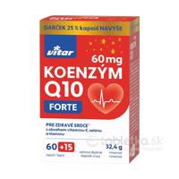 Vitar KOENZYM Q10 FORTE 60mg 60+15 kapsúl