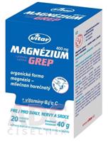 VITAR Magnézium 400 mg + vitamíny B6 a C vrecúška s príchuťou grepu 1x20 ks