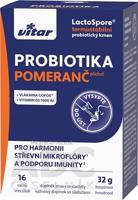 VITAR PROBIOTIKA + vláknina + vitamíny C a D3 prášok vo vrecúškach, pomarančová príchuť 1x16 ks