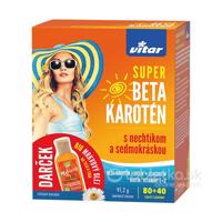 Vitar Super Beta Karotén s nechtíkom a sedmokráskou 80+40tbl + darček BIO Mrkvový olej