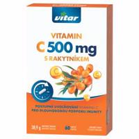Vitar  Vitamín C 500 mg s rakytníkom 60 ks