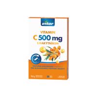 VITAR Vitamín C 500 mg s rakytníkom  s postupným uvoľňovaním 30 kapsúl