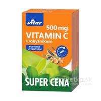 Vitar VITAMÍN C 500mg s rakytníkom 2x60 kapsúl s postupným uvoľňovaním