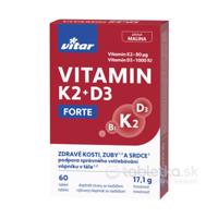 Vitar Vitamín K2 + D3 FORTE 60 tabliet