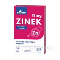 Vitar Zinok 15mg 90 tabliet