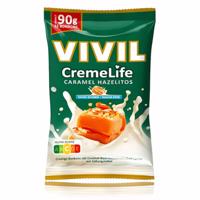 VIVIL Bonbons cremelife drops karamel a oriešok 90 g