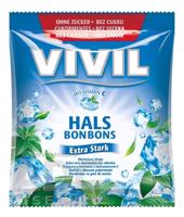 VIVIL BONBONS Extra Stark drops mentolový s vitamínom C, bez cukru 1x60 g