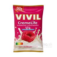 VIVIL Creme Life Malinové, smotanové cukríky bez cukru 90g