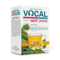 Vocal HOT DRINK prášok na prípravu nápoja s príchuťou medu a citrónu 10 vrecúšok