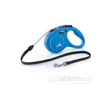 Vodítko Flexi Classic lanko M 5m modré (do 20kg)