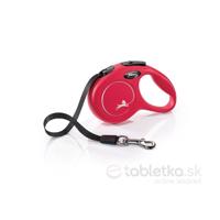 Vodítko Flexi Classic páska S 5m červené (do 15kg)