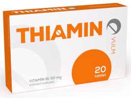 Vulm Thiamin - vitamín B1 50 mg 20 tabliet