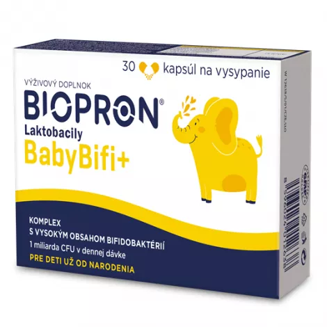 Walmark Biopron Laktobacily Baby BIFI + kapsúl 30