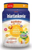 WALMARK Marťankovia GUMMY JAR - LETO želatínové tablety, príchuť čučoriedka, citrón, jahoda, mandarínka 1x50 ks