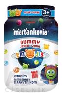 WALMARK Marťankovia GUMMY JESEŇ - ZIMA EMOJIS želatínové tablety, príchuť marakuja, malina, jahoda, pomaranč 1x50 ks