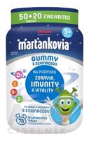 WALMARK Marťankovia GUMMY s Echinaceou želatínové tablety, príchuť jahoda a čerešňa 50+20 zadarmo (70 ks)