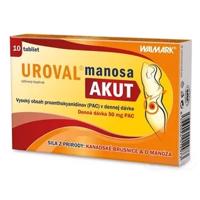 Walmark Uroval Manosa akut 10 tabliet