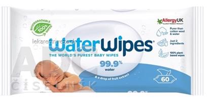 WATER WIPES 100% bio odbúrateľné obrúsky detské, vlhčené 1x60 ks